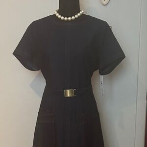 Shelby & Palmer blue jean dress w/belt